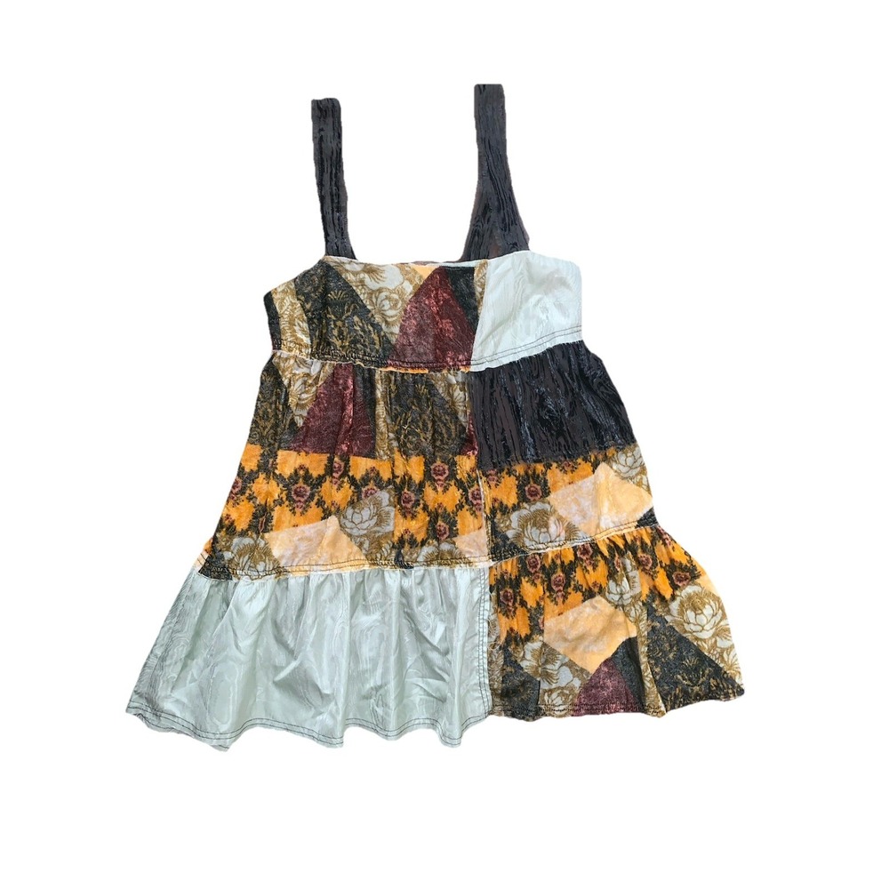Urban Outfitters Folklove Handkerchief VTG Boho Babydoll Dress M Fairy Grunge - Picture 5 of 12
